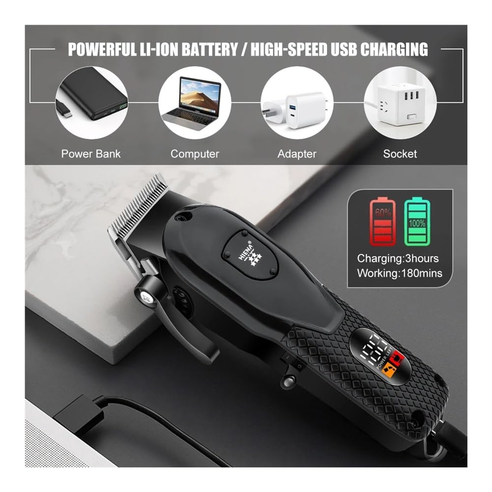 HIENA Haarschneidemaschine Rasierer Professionelle elektrische Schere Push Barber Shop Haarschneidemaschine Trimmer für Männer (Hyn-212)