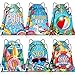 Kacctyen Pool Beach Drawstring Bags Summer Drawstring Backpack Beach Ball String Birthday Bag Pool Party Decoration(12 Pcs)