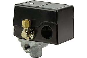 Furnas/Hubbell 95-125 PSI Pressure Switch with Unloader 69JF7LY2C