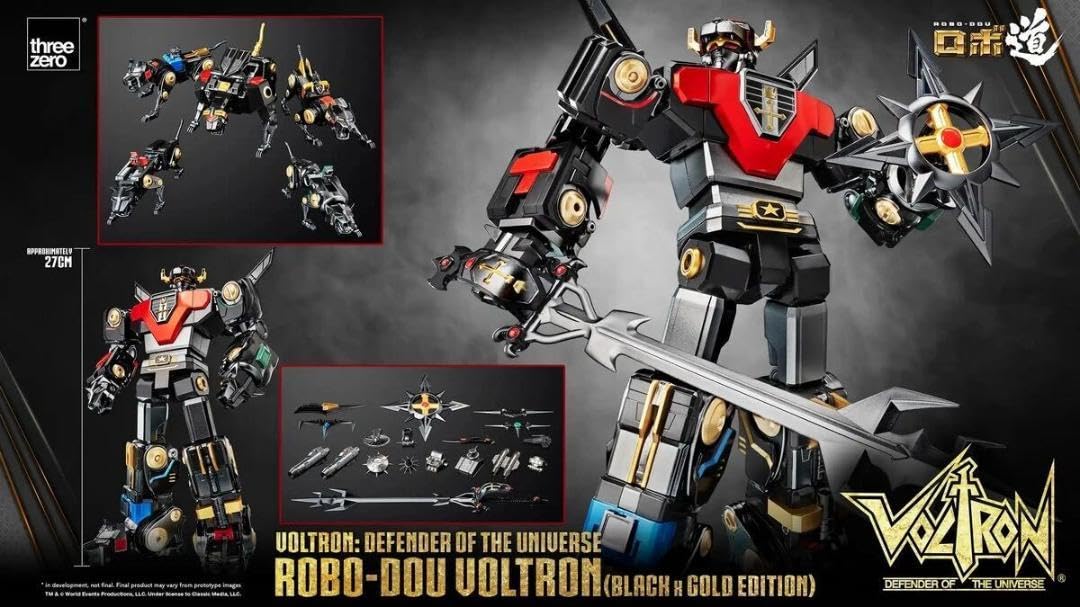 threezero ロボ道 ボルトロン ブラック×ゴールド版 3Z0779 Amazon.co.jp: threezero ロボ道 ボルトロン ブラック×ゴールド