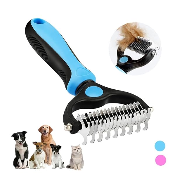 Foto 2 de 8 de 1 cepillo autolimpiante for quitar el pelo de mascotas.(Blue L)