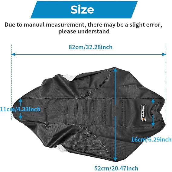 motoparty Seat Cover for Yamaha YFZ450R 2009-2021 (All Black)