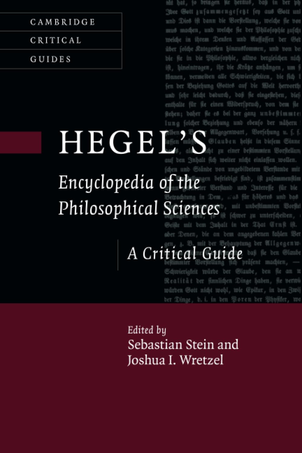 Hegels Encyclopedia of the Philosophical Sciences PAPERBACK 9781108458900