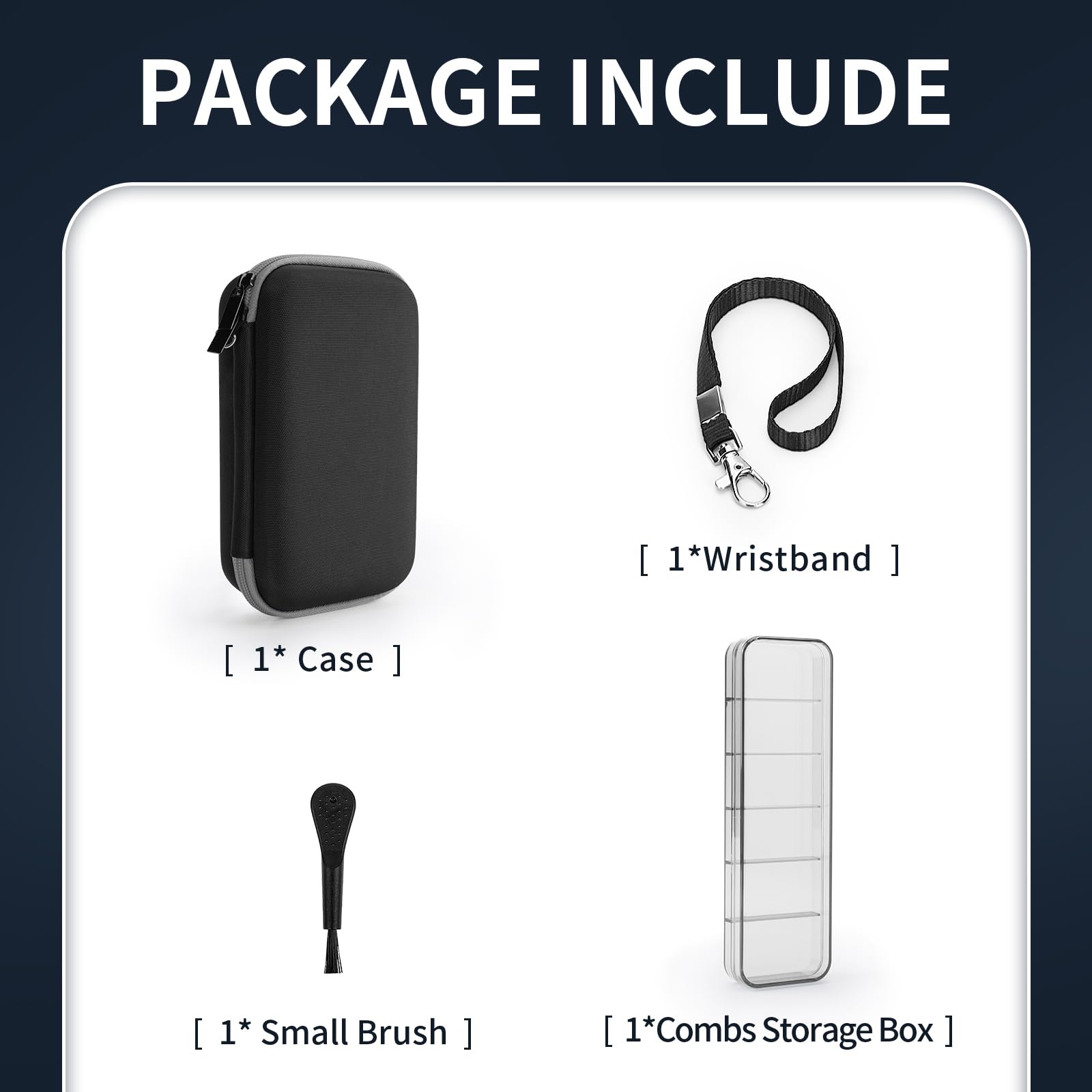 Yinke Custodia per Philips One Blade Face QP2520, QP2630, QP2530, QP2620 rasoio regolabarba, Custodia Protettiva Rigida per il Trasporto in Viaggio