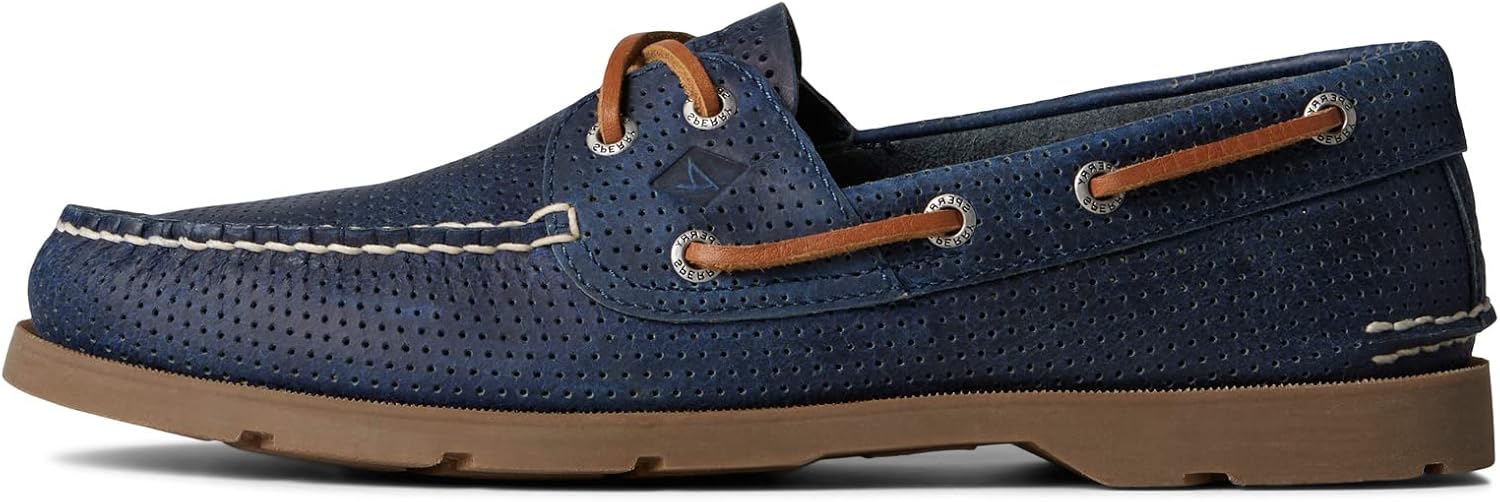 Sperry Men's, Leeward Boat Shoe Navy, 9 Wide - Image 3