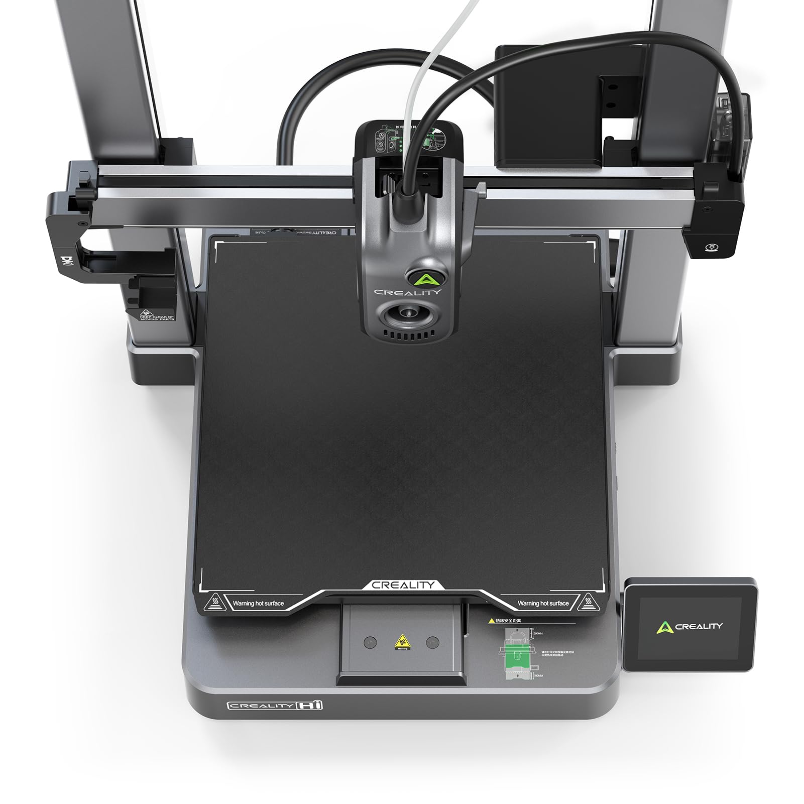 Hi – 3D-Drucker, Integrierter Antrieb und Selbstnivellierendes Heizbett für Heimwerker, Bauvolumen 260 X 260 X 300 Mm, Vollmetallgehäuse (EU-Stecker)