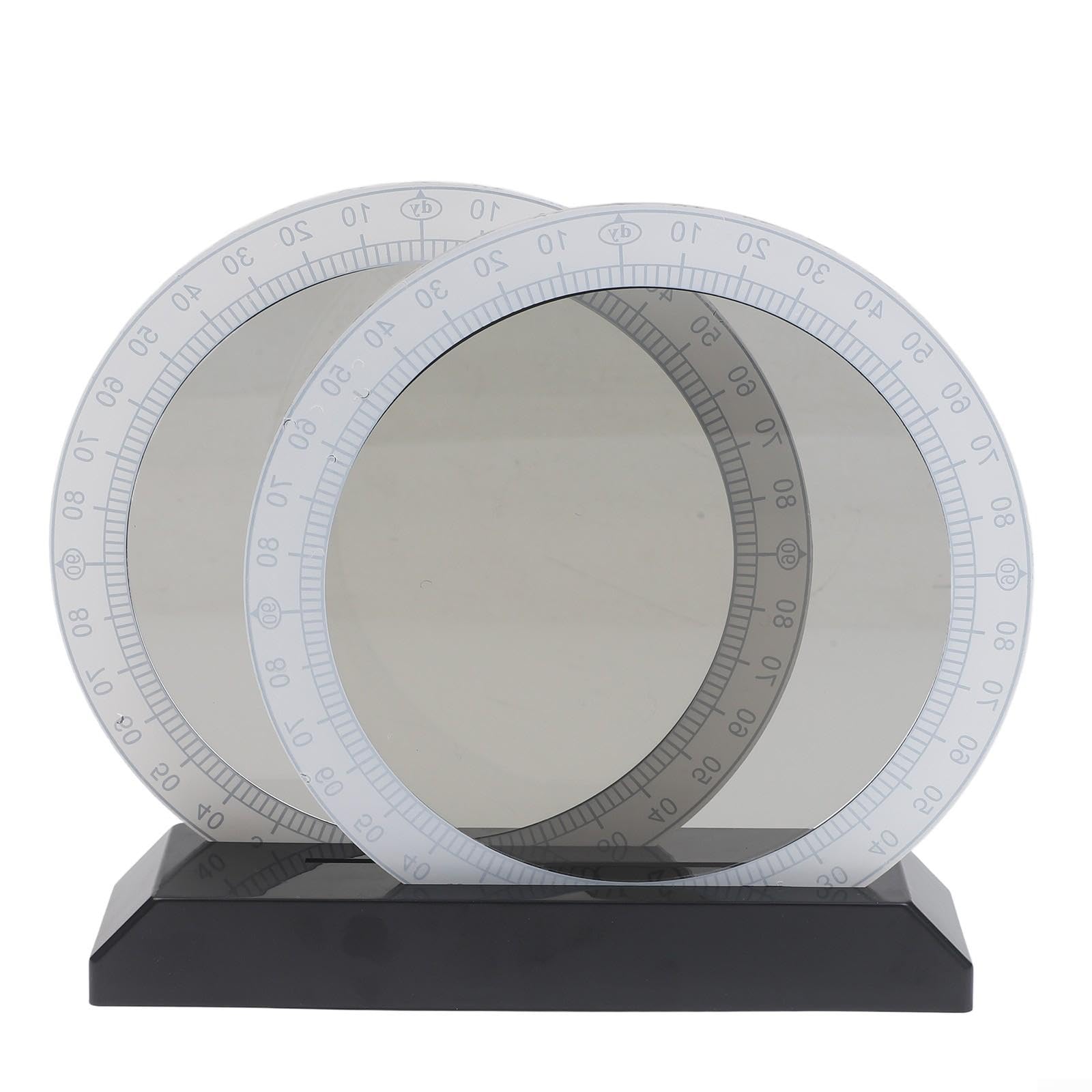 für optik Polarisator Set für Schüler Experimente – Lehrmittel Demonstrator mit Farbskala zur Lichtpolarisation Physik Unterricht 205mm(Black white)