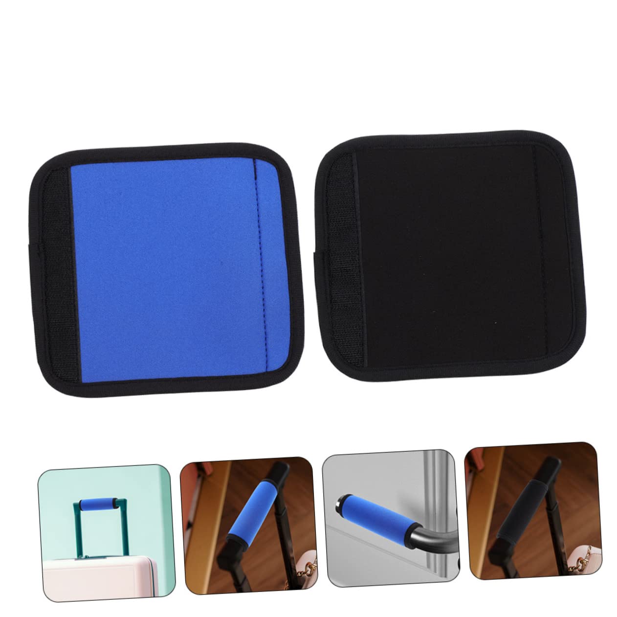 5 Set Copertura Valigia Neoprene Accessorio Bagaglio Per Protezione Grip Per Maniglie Valigia 2 Pezzi * 5