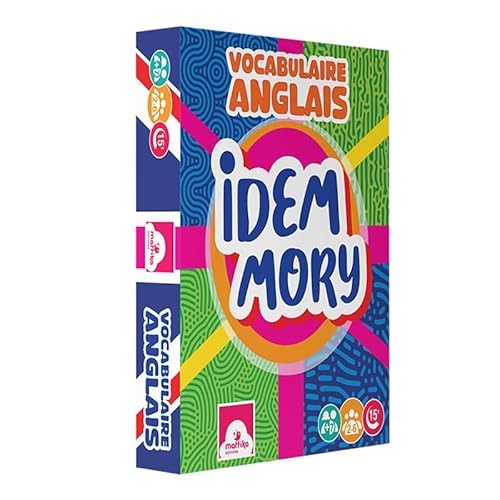 Mattika Editions – Idem Mory, englischer Wortschatz – Kartenspiel
