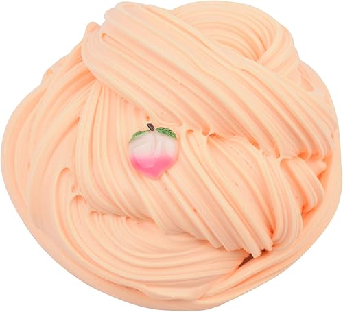 Miniatura 8 de Keemanman Limo de mantequilla de melocotón, kit de suministros de slime para niñas y niños, juguete para aliviar el estrés, juguete perfumado para