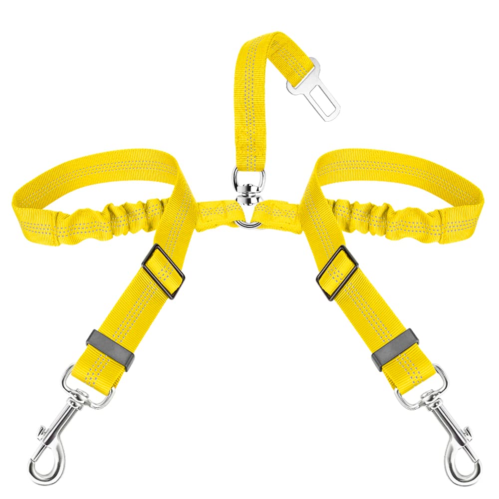 SlowTon Cintura di Sicurezza per Cani DoubleTon