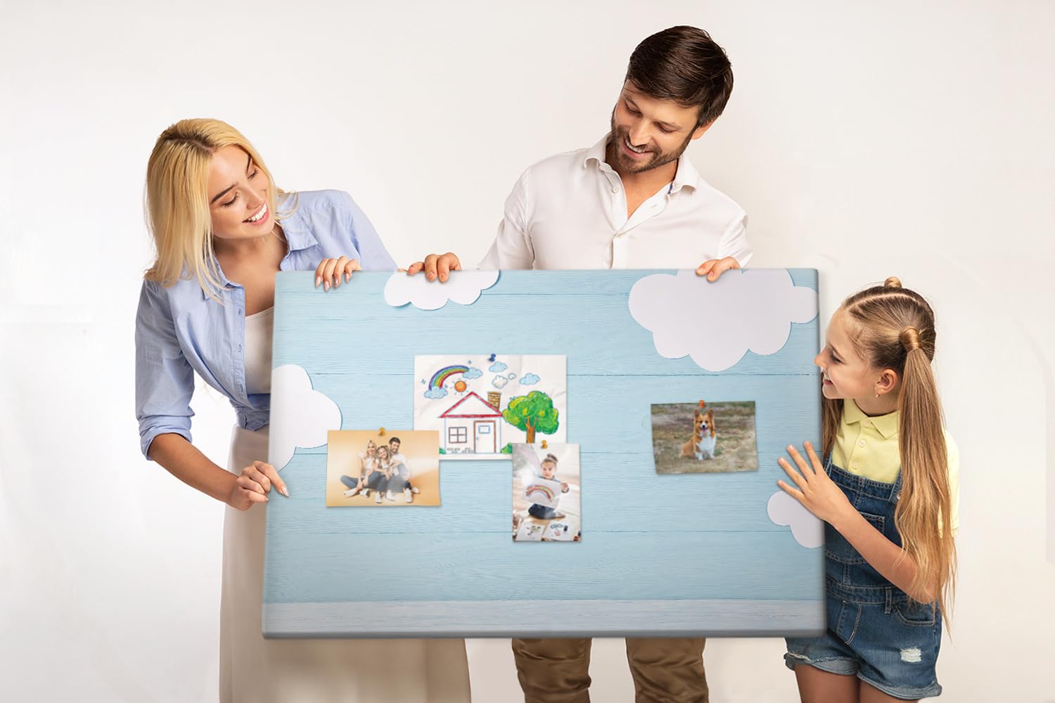 Tablero de corcho estampado 120x80 cm | Junta de Niños
