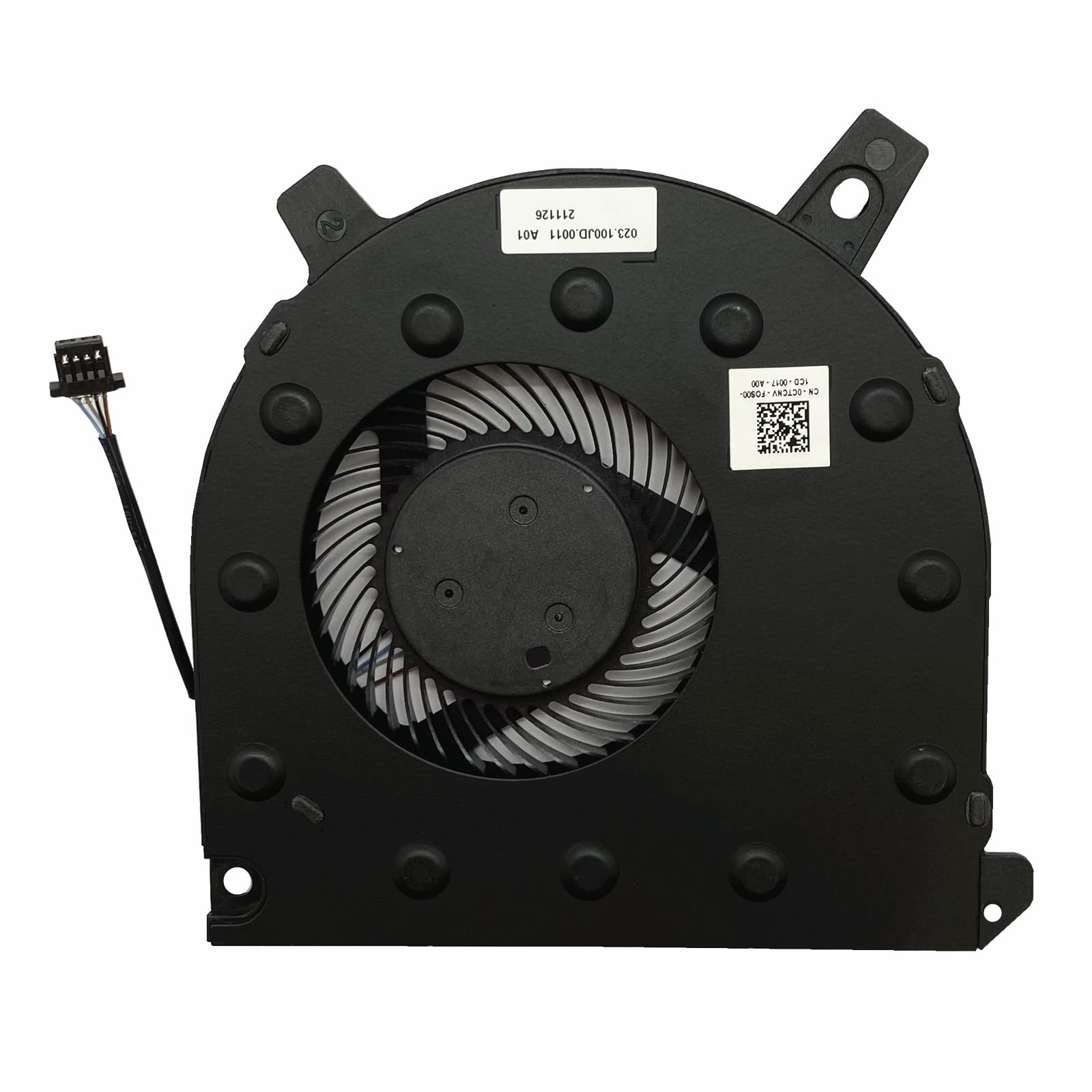Replacement New CPU Cooling Fan for DELL Inspiron 7500 2-in-1 7506 Series Laptop 0CTCNV DFS200005080T FMCL DC5V Fan
