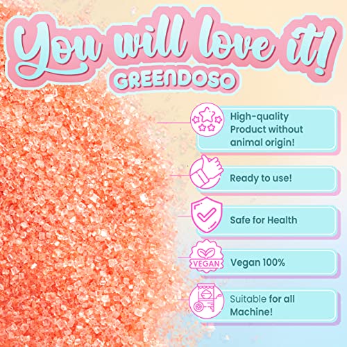 GREENDOSO® Candy Floss Sugar For Machine (5x160g) - Pack of 5 Flavours (Strawberry/Cola/Apple/Marshmallow/Vanilla) - Natural Colourings & Flavours - 20 Sticks - MADE IN FRANCE - Image 7