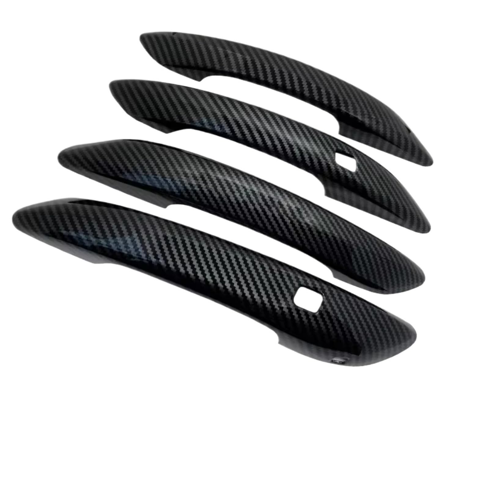 for Hyundai for Elantra for Avante CN7 2021-2023 ABS Car Accessories Styling Carbon Fiber Chrome Door Handle Cover Car Exterior Door Handle