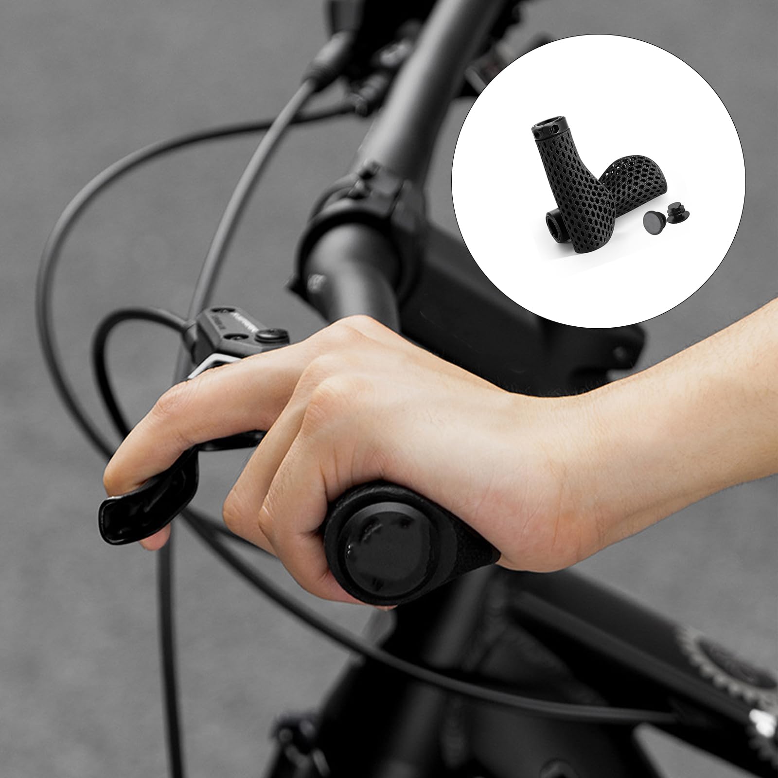 Poignées de Guidon de Cyclisme antidérapantes avec Conception en