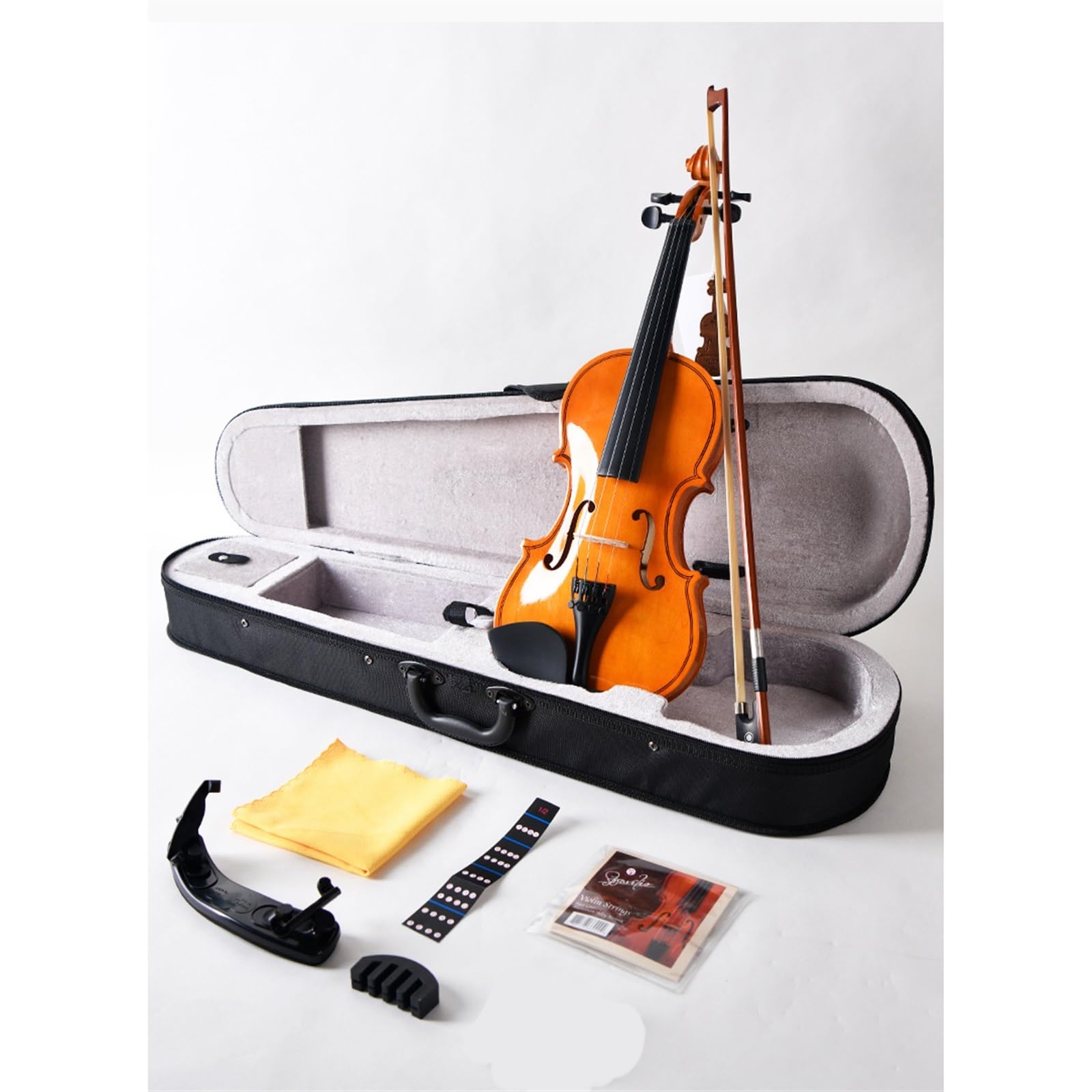 Violine Set Komplettes Violin-Übungsset für Anfänger und Erwachsene (Color : 1/4)