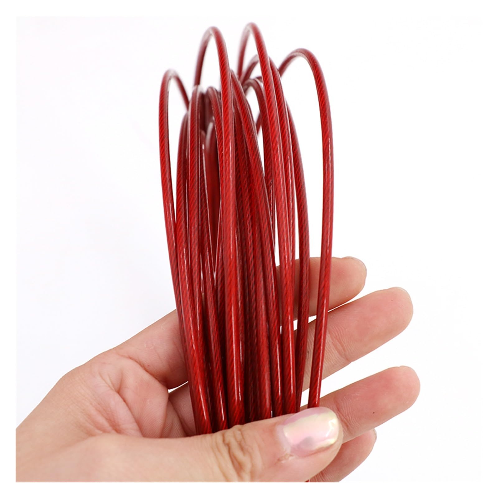 Cavo Acciaio Inox 304 Rivestito PVC - Diametro 4mm, 10 Metri, Rosso - Foto 5