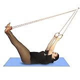 Vernie Yoga Rope,Pocket Gym Weight Loss Exercise Rope For Men and Women (Premium Braided Quality) (Color May vary)