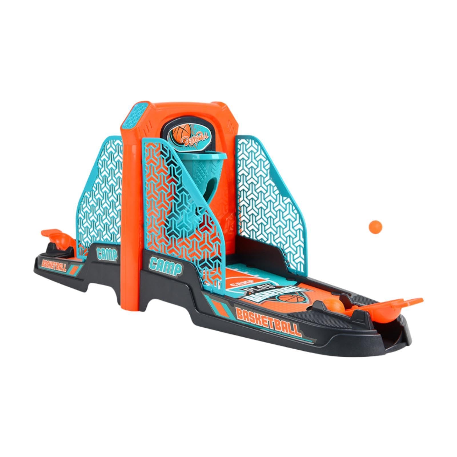 Jeu de Basket de Table Machine de Jeu de Basket Jouet pour Deux Joueurs Board Game Interactif Sport de Table avec Panier Facile à Nettoyer pour Enfant, 70x17x26cm