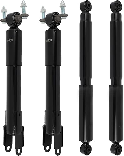 Amortiguadores delanteros y traseros, amortiguadores de gas SCITOO para Chevrolet Silverado 2500 HD 11-17, para Chevrolet Silverado 3500 HD 11-17,
