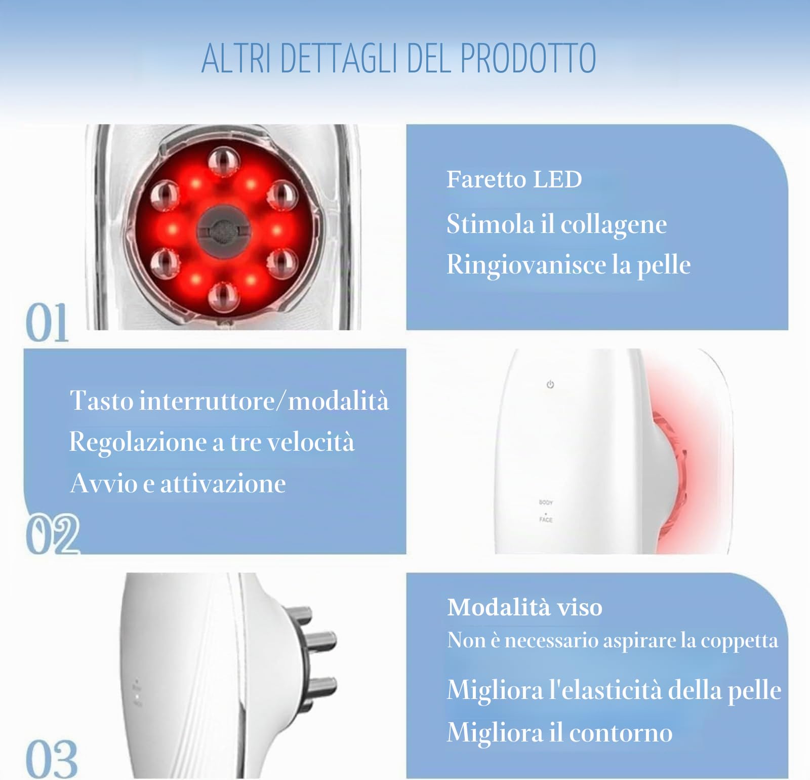 Massaggiatore Anticellulite EMS con Luce Rossa, Dispositivo di Coppettazione Elettrica per Viso e Corpo, Massaggiatore Rassodante Ricaricabile per Addome, Cosce, Braccia e Collo, Sculpiflex
