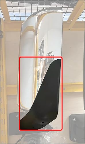 Miniatura 6 de Cubierta de brazo de espejo de puerta compatible con Freightliner Cascadia 2018-2023 Driver (LH) Side Negro