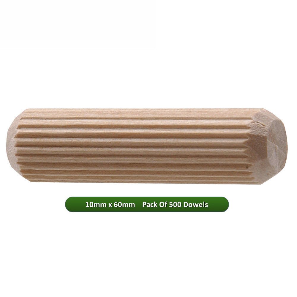 Fort Fasteners Wooden Dowel 10mm x 60mm Pack of 500