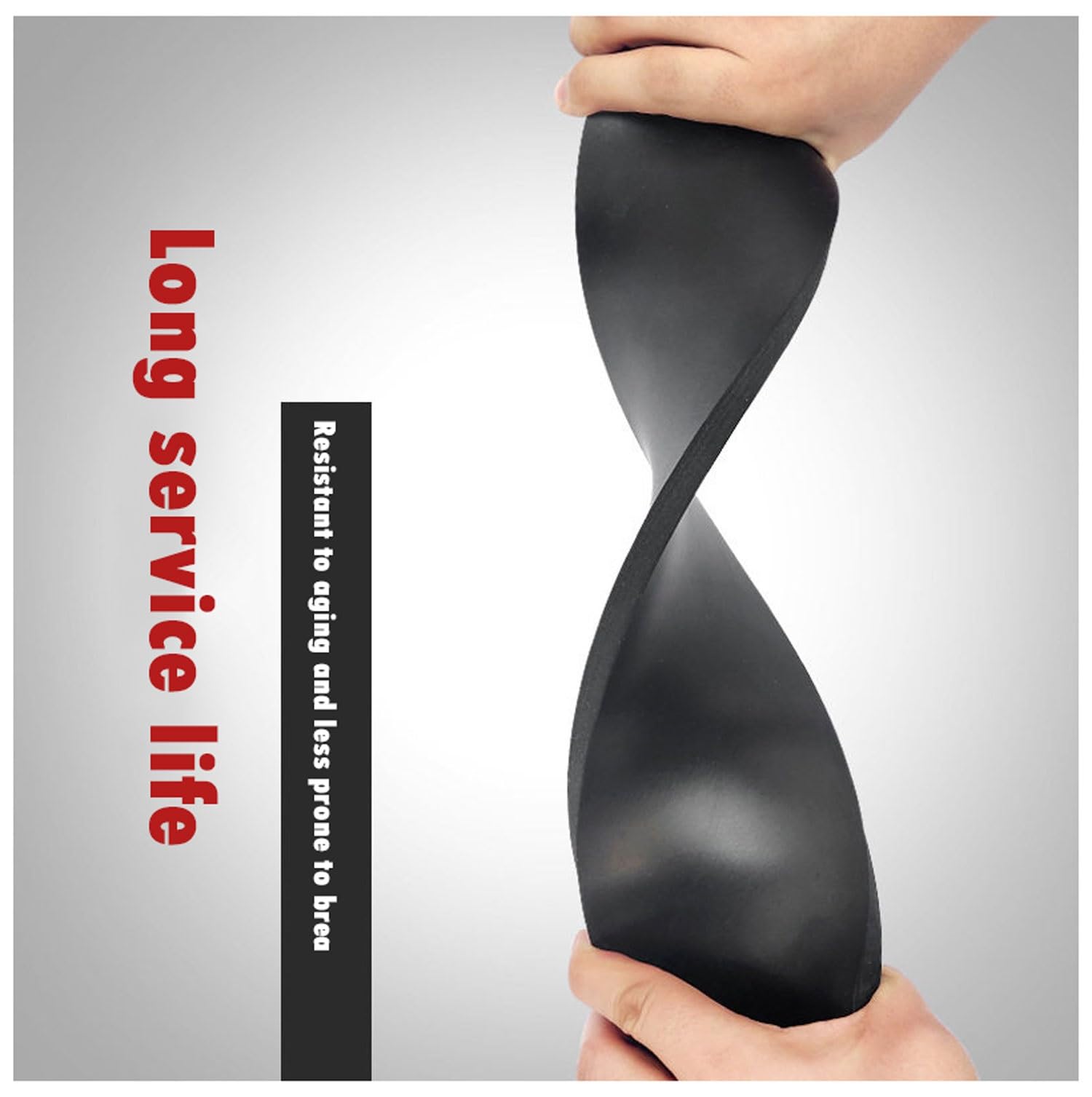 Schwarze Neopren Gummimatte 50cm Breit Rolle für Werkstatt DIY