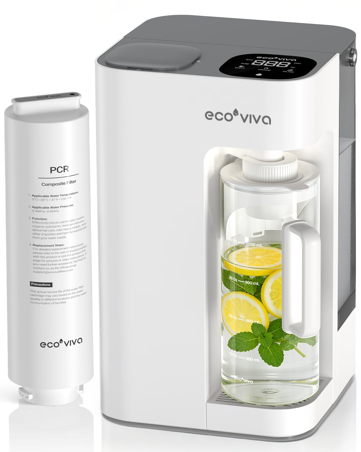 Mate 3 Countertop Reverse Osmosis Water Filter System NSF ANSI 42 Certified 8 Stage Purification 3 1 Pure