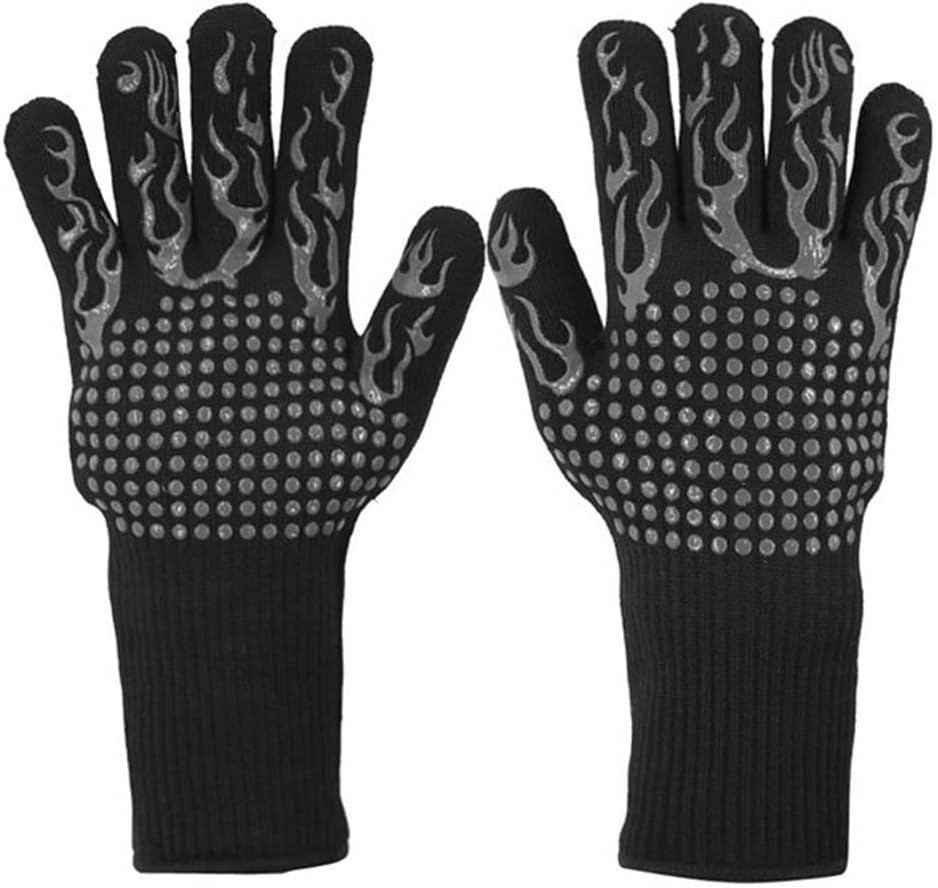 Gloves Oven Mitts Cooking Pots Barbecue Gloves Microwave Oven Gloves Potholders Kitchen(D)