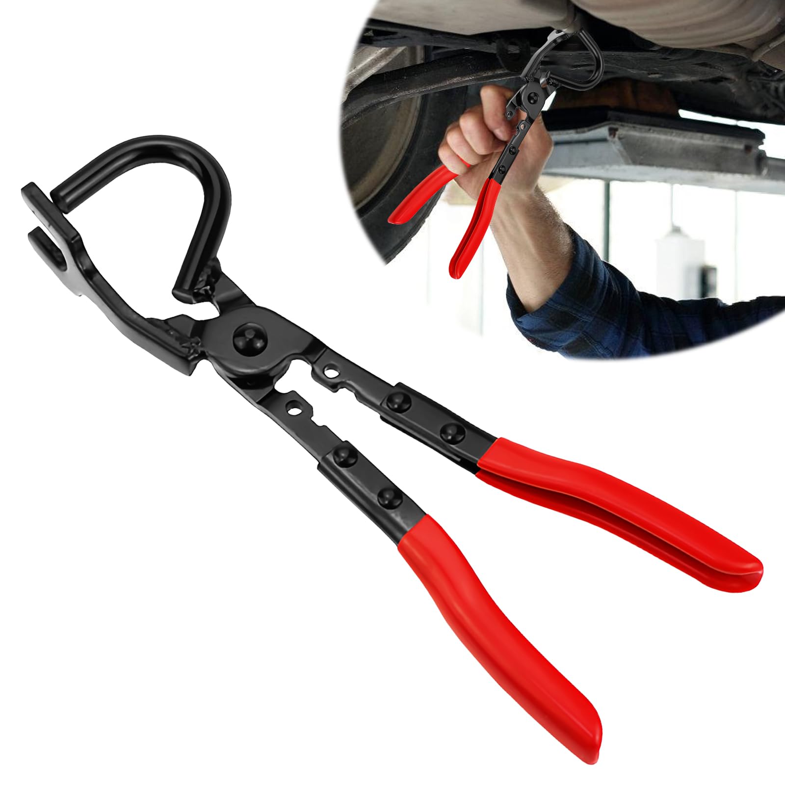 Pince De Retrait Pour Support D'échappement, 29.5cm Pince D'échappement, Pince à Caoutchouc D'échappement, Pince Pour Dépose De Pot D'échappement, Pince De Démontage Pour Suspension D'échappement