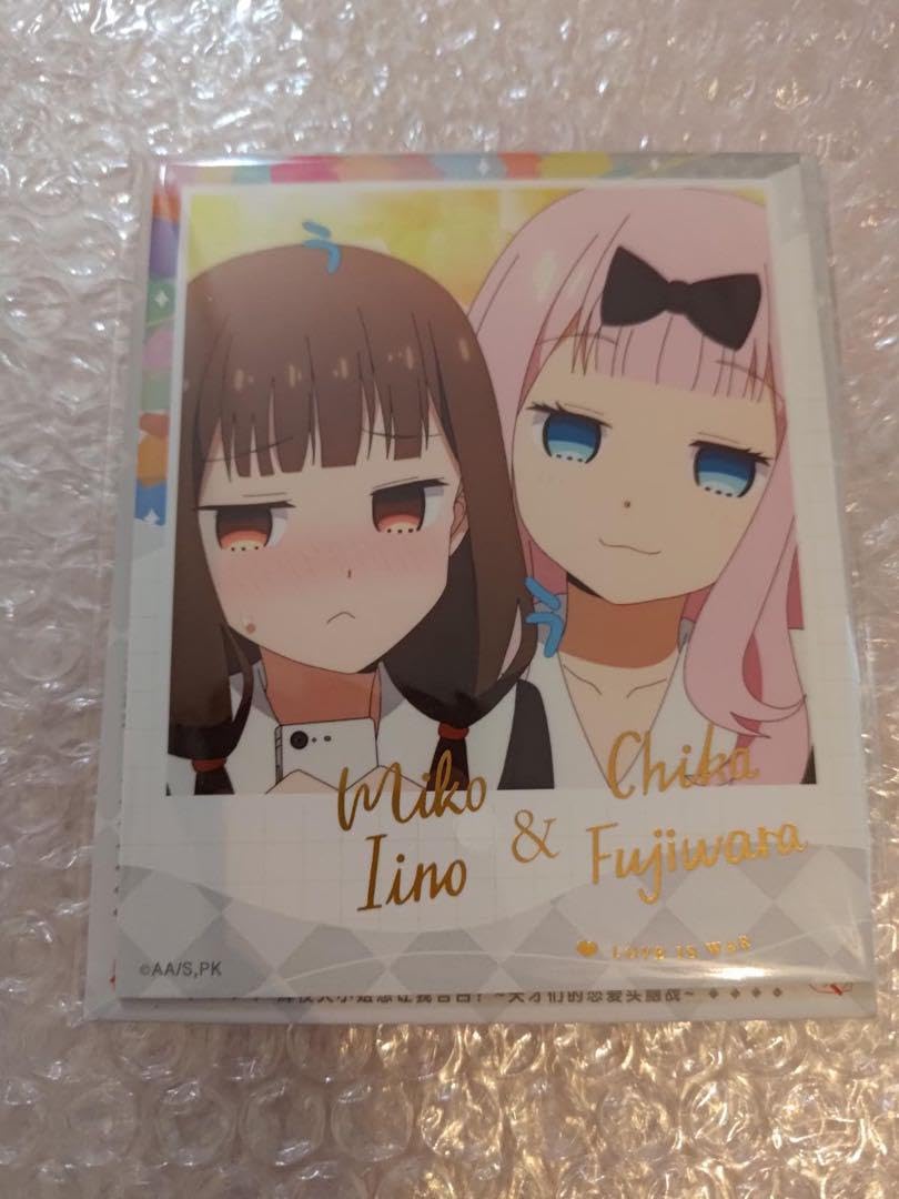 Amazon.co.jp: かぐや様 伊井野ミコ藤原千花 箔押し ぱしゃこれ カード