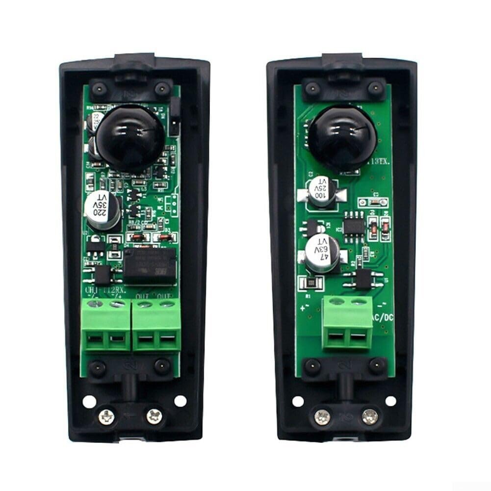 Set sensori infrarossi wireless apriporta fotocellula cancello cicalino sicurezza esterni rilevatore