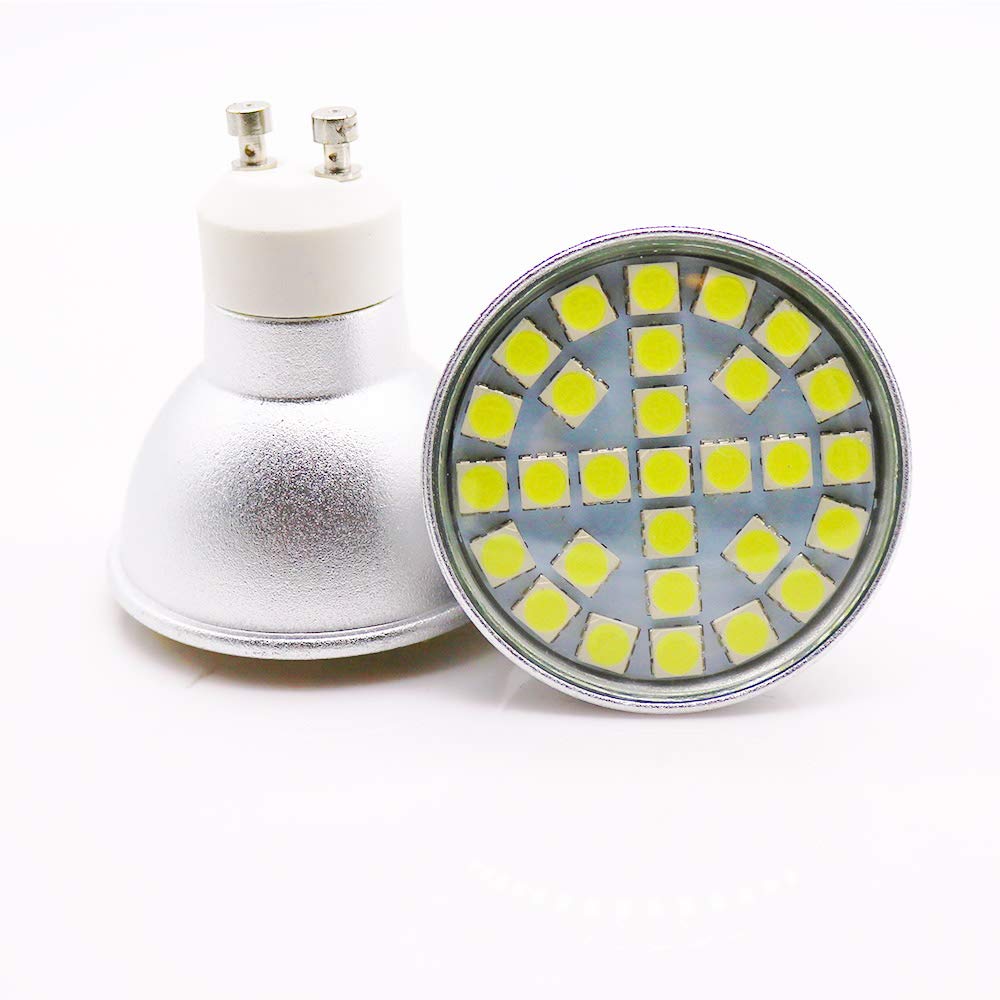 Xindaxin - Juego de 20 bombillas led (GU10, 4 W, no regulable, 400-420 lúmenes, luz blanca cálida, 2800-3200 K, 120 °)