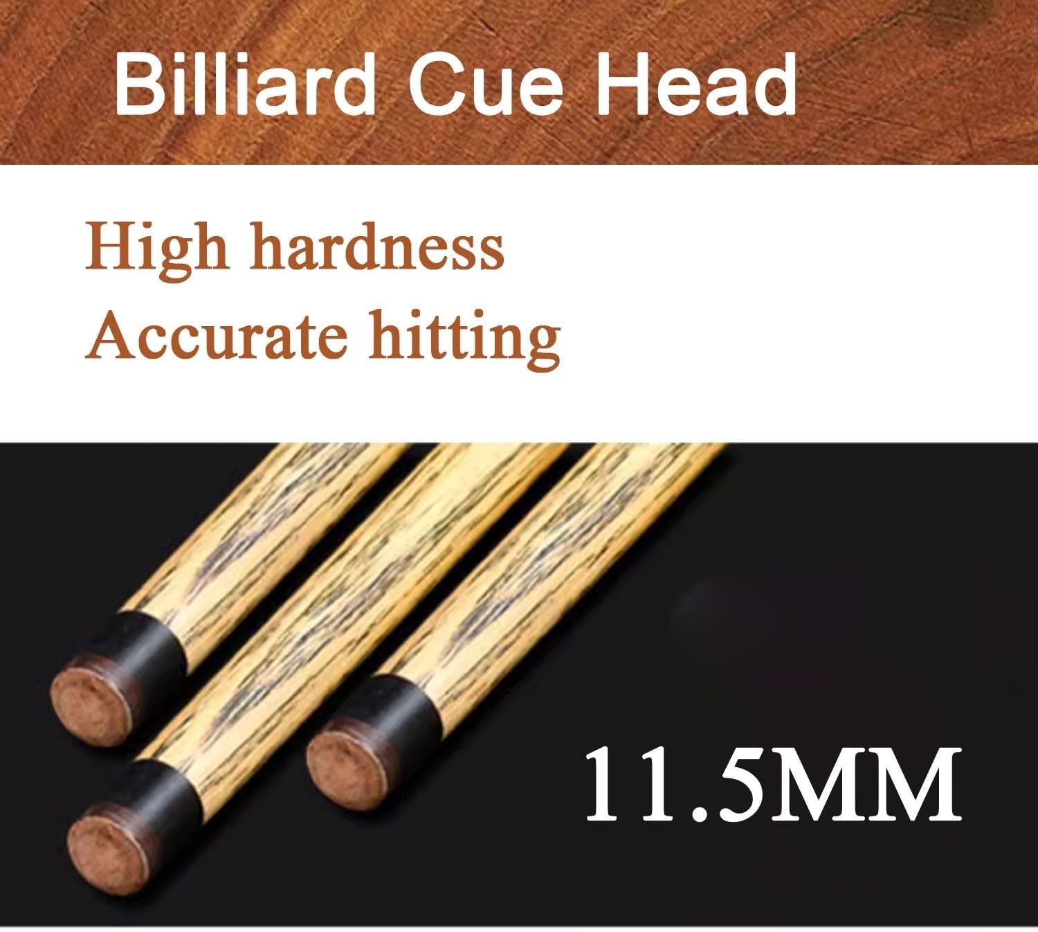 ビリヤード 初心者 ビリヤードキュー145cm 1/2セクション大人用手作り