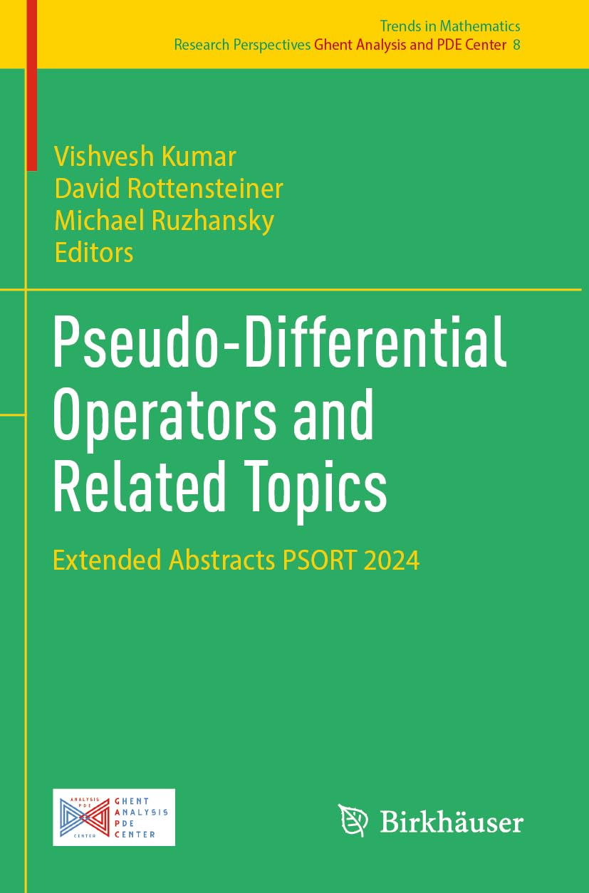 Pseudo-Differential Operators and Related Topics by Vishvesh ... - 9783031719912
