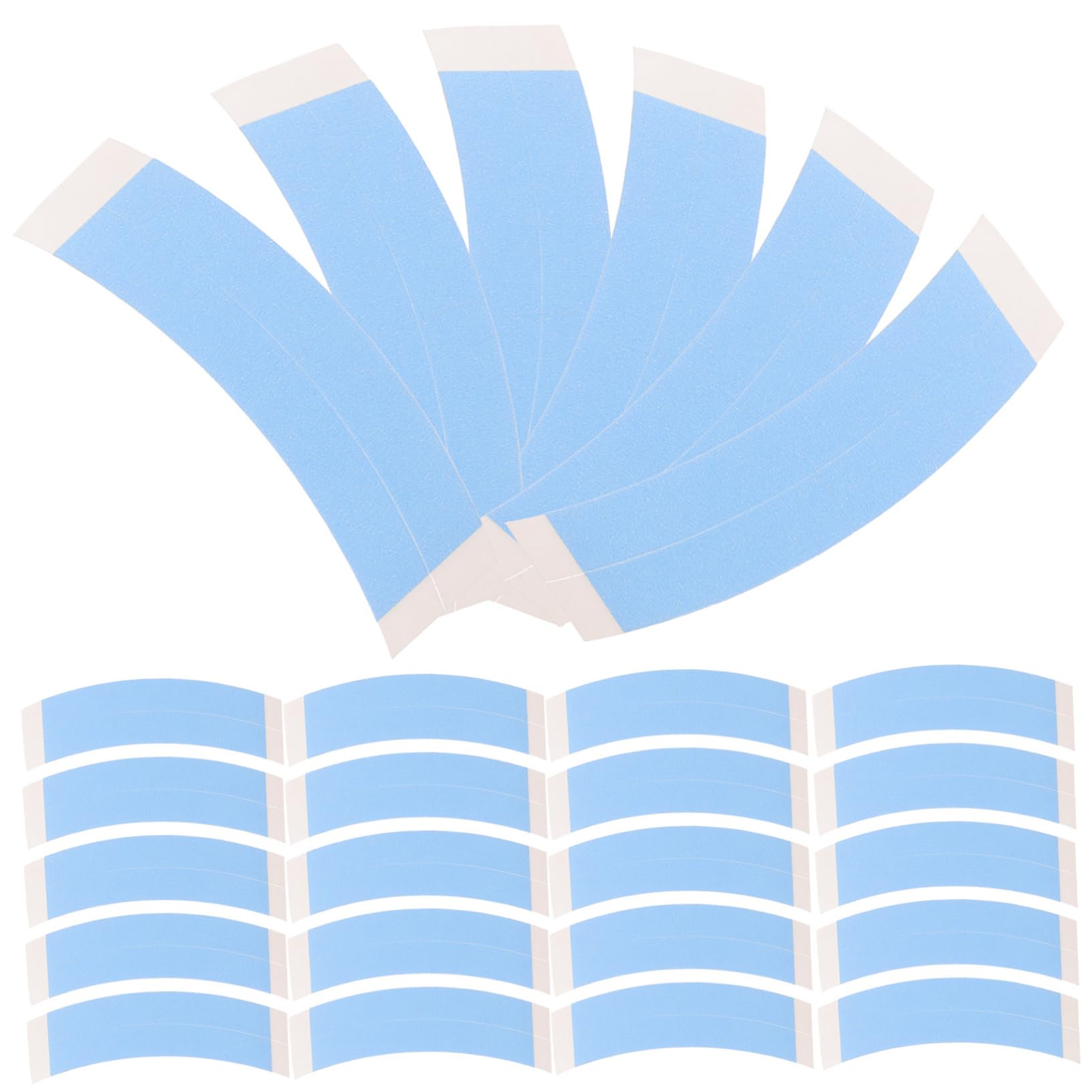 Beavorty Peluca Cinta De Doble Cara Cinta De Encaje Cinta De Tupé De Encaje Pelucas De Encaje Tiras De Cinta Almohadillas Adhesivas Redondas Blue Pegamento 36 Piezas X 4