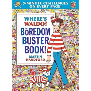 Where’s Waldo? The Boredom Buster Book: 5-Minute Challenges: (Hidden Object Activity Book with Search & Find Puzzles, Mazes, Connect-the-Dots, … Word Searches & Spot-the-Difference Games)