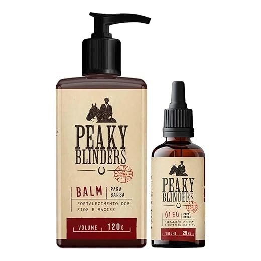 Don Alcides, Kit Balm e Óleo Para Barba Peaky Blinders Don Alcides