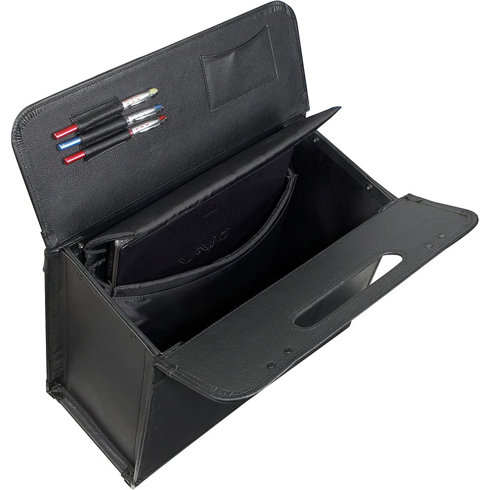 Black Leather Pilot Case (#1853-0)