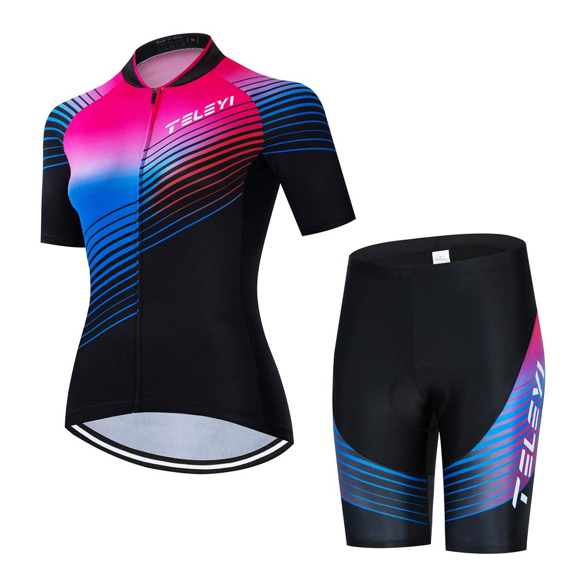 Hotlion Women's Cycling Jersey Set Bib Shorts Suits Summer Road