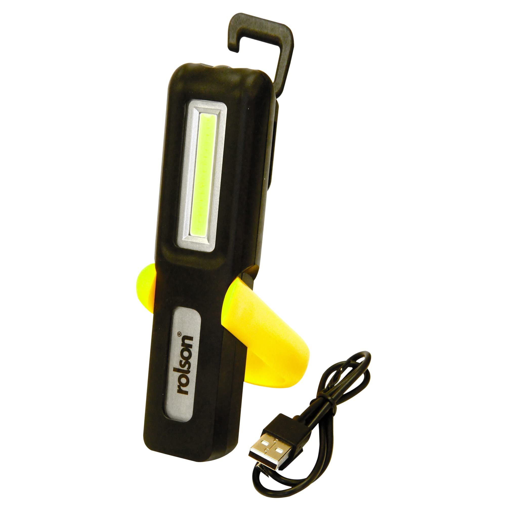 Rolson Nylon/A 61467 3W Usb Rechargeable Cob Torch & Lamp