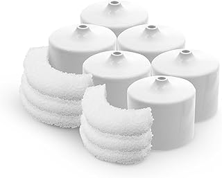 Purrfect Water Fountain Filter Set: 5-Layer Filter and Sponge Filter - 6 Pack - 1-Year Supply