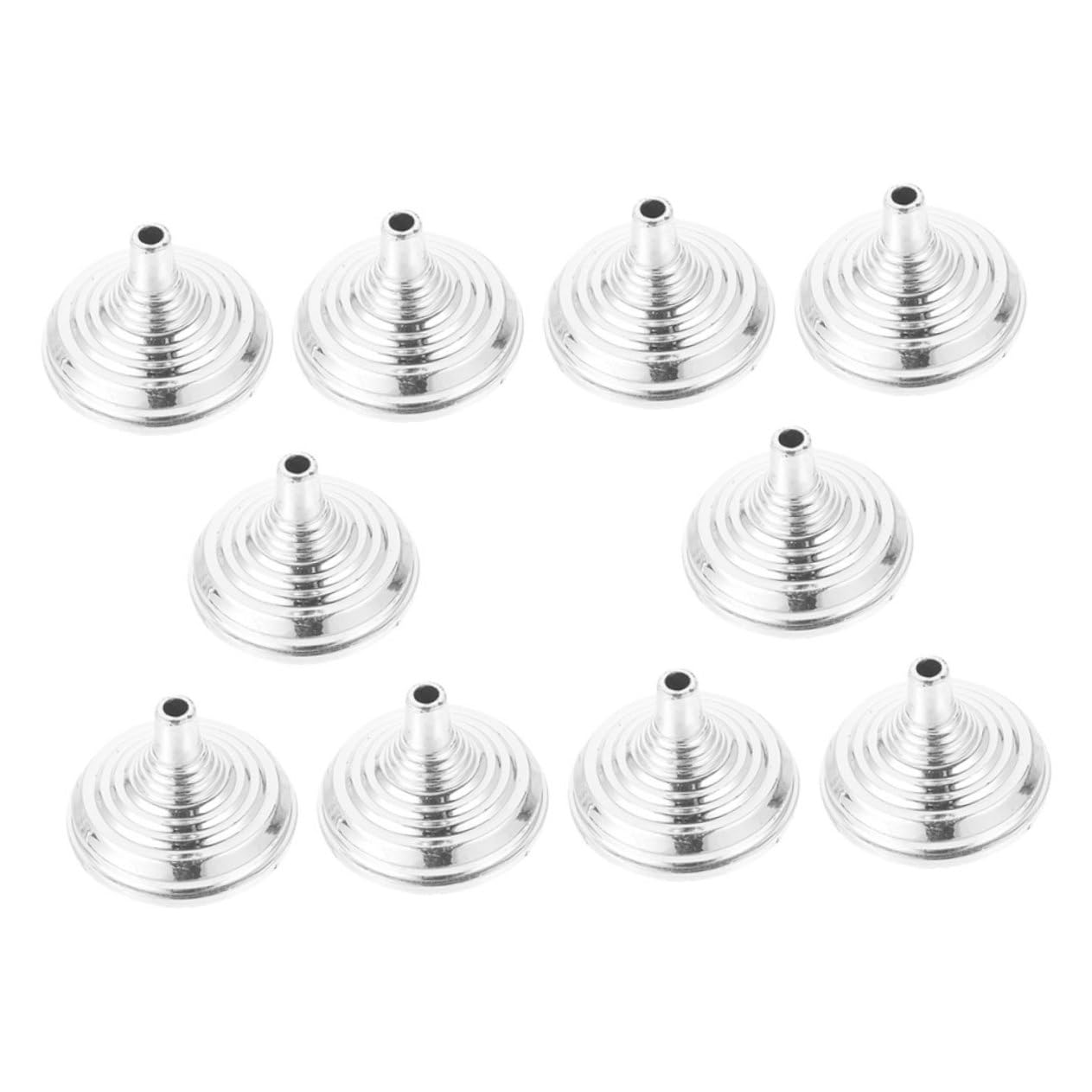 VICASKY 5 Set Supporti Per Bandiere Piccole Base Rotonda Placcata Per Decorazioni Ufficio E Sala Conferenze Facili Usare E 10 Pezzi*5