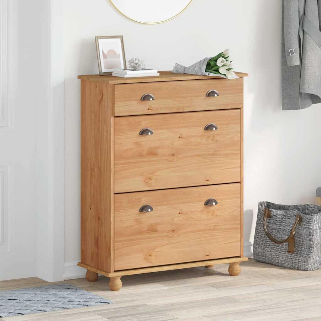 Armoire à chaussures peu encombrante avec tiroir ASKIM commode de rangement stable