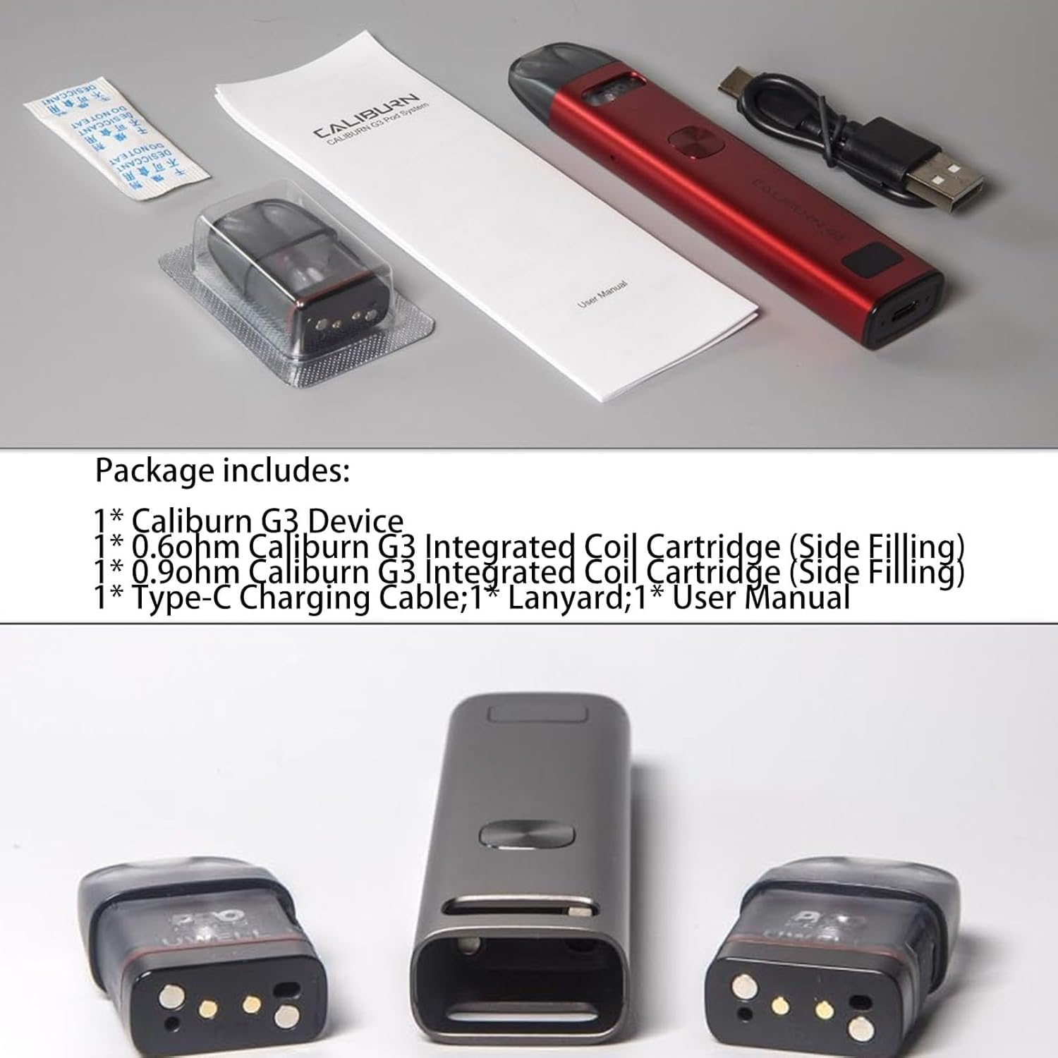 Uwell Caliburn G3 2ml 25W E Zigarette Vapes Kit ohne Nikotin: Amazon.de:  Elektronik & Foto