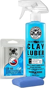 Chemical Guys CLY_109 Light Duty Clay Bar and Luber Synthetic Lubricant Kit (16 oz) (2 Items) , Blue