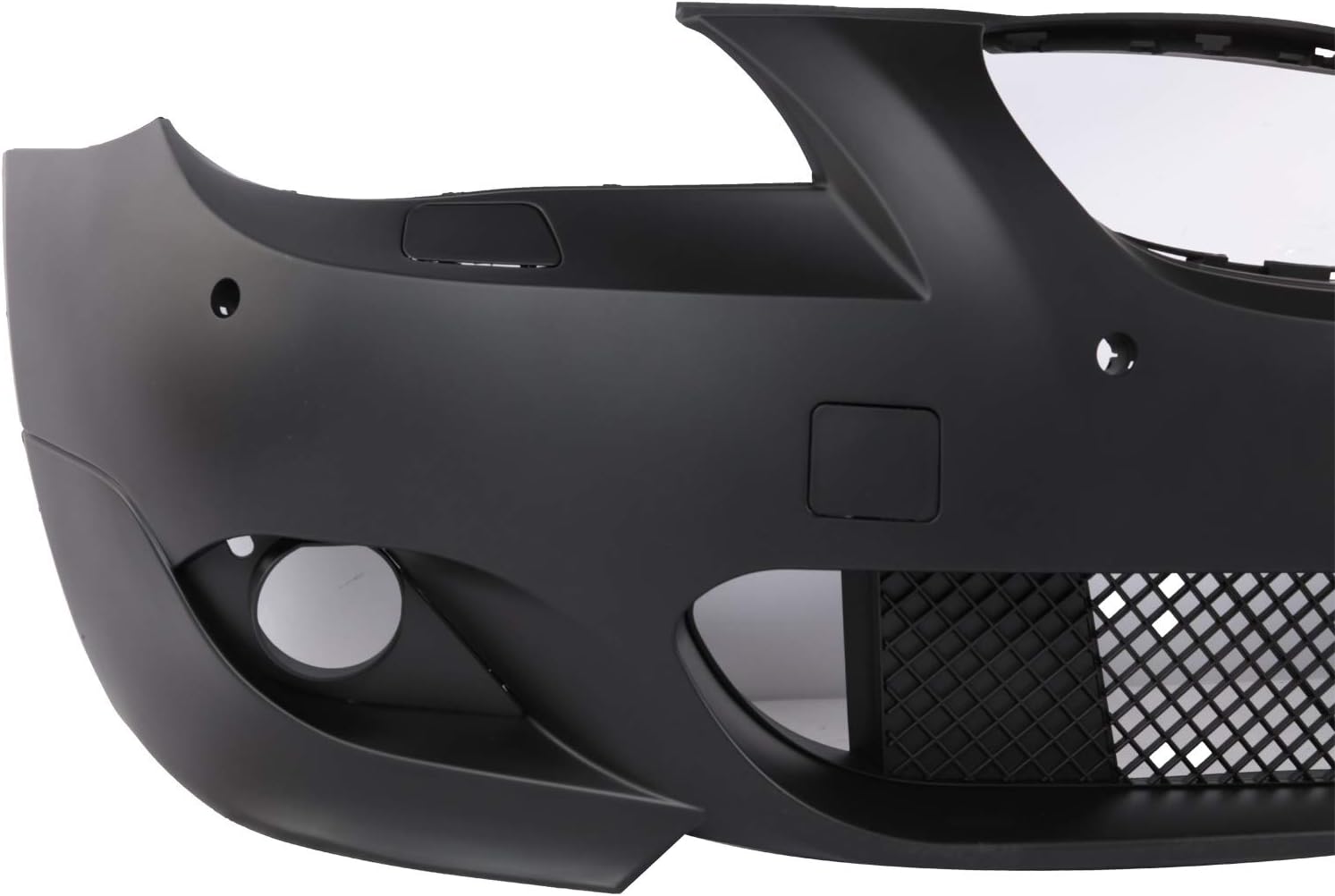 PENSUN Mtech Style Front Bumper Cover W/Fog Lights Fit for 2004-2007 BMW 5 Series E60 E61 W/PDC Holes 7/8 inch