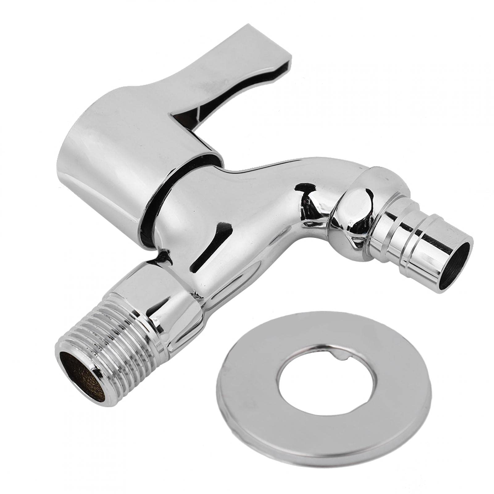 Washing hine Wall Mounted Water Faucet Single Cold Tap Copper Water Faucet G1 2 Bathroom Basin Kitchen Sink — view 4